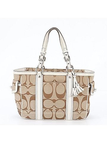 Coach Coach Signature 6234 Leather Tassel Tote Bag Shoulder Handbag for Women (view 1)