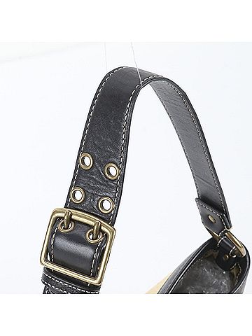 Coach Coach Legacy Hobo Straw 105 Leather Shoulder Bag Tote Handbag for Women (view 2)