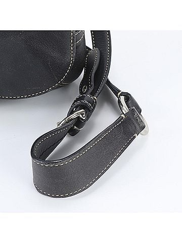 Coach Coach 9736 Leather Shoulder Bag Crossbody Black Silver Hardware Women's (view 2)