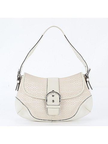 Coach Coach Signature Soho 6808 Leather Shoulder Bag, One-Shoulder Tote Y2K, Women's (view 1)