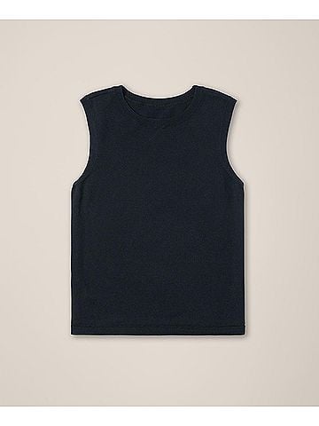 Pact Midnight Blue Heather Classic Fine Knit Shell (view 1)