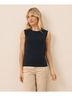 Pact Midnight Blue Heather Classic Fine Knit Shell Size L - photo 2