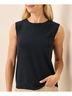 Pact Midnight Blue Heather Classic Fine Knit Shell Size L - photo 3