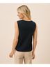Pact Midnight Blue Heather Classic Fine Knit Shell Size L - photo 6