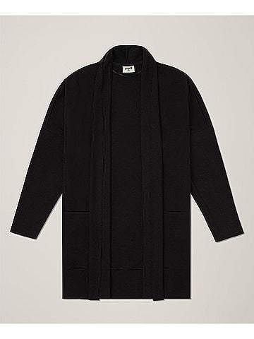 Pact Black Airplane Wrap Cardigan (view 1)