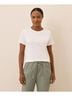 Pact White Softspun Crew Neck Tee Size M - photo 2