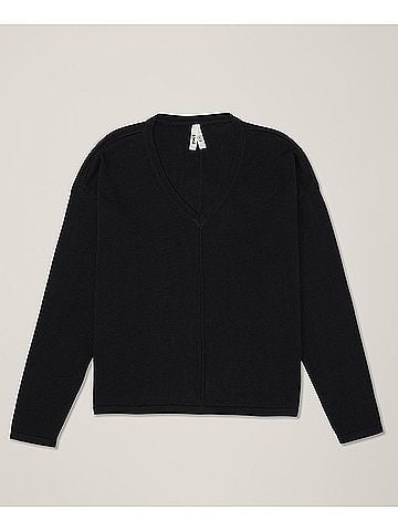 Pact Black Classic Fine Knit Relaxed Sweater (view 1)