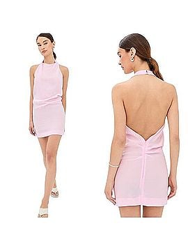Wardrobe NYC Liquid Halter Mini Dress Casual Dress (view 1)