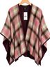 Ann Taylor Plaid Pink Green White Burgundy Jacket One size - photo 1