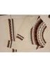 Madison + Hudson Fair Isle White Brown Black Gray Pullover Sweater Size M - photo 13