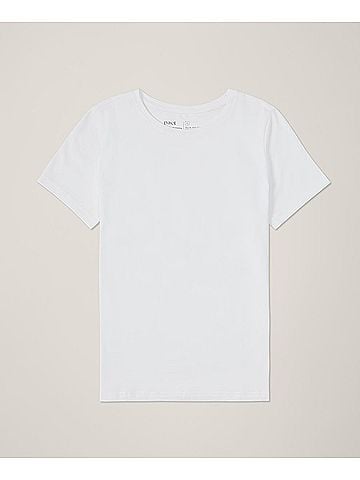 Pact White Luxe Stretch Jersey Slim Tee (view 1)