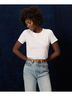 Pact White Luxe Stretch Jersey Slim Tee Size S - photo 7
