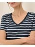 Pact Monterey Stripe Softspun V-Neck Tee Size M - photo 3