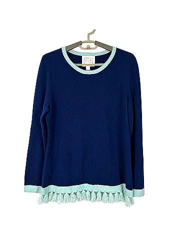 Sail to Sable Cashmere Pullover Sweater (view 1)
