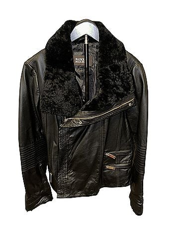 Badgley Mischka Leather Jacket (view 1)