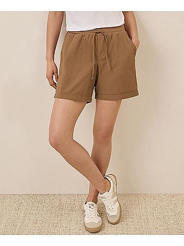 Pact Brown Sugar Monterey Poplin Short (view 2)