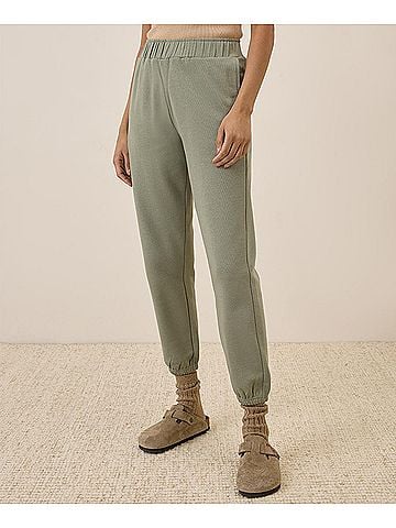 Pact Shadow Green Brushed Fleece Sweatpant (view 2)