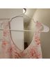 CAbi Floral White Red Sleeveless Top Size XL - photo 13