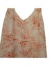 CAbi Floral White Red Sleeveless Top Size XL - photo 2