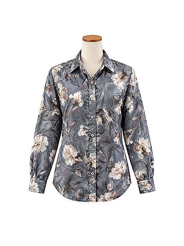 Elie Tahari Long Sleeve Button-Down Shirt (view 1)