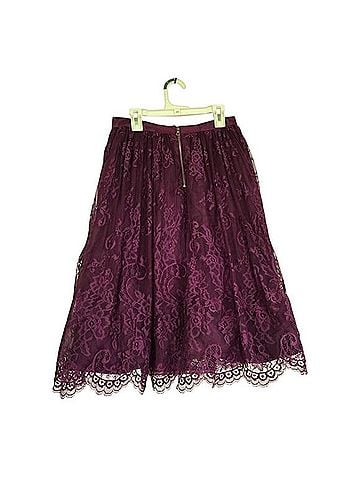 Alice + Olivia Perkins Lace Pouf Skirt Active Skirt (view 2)