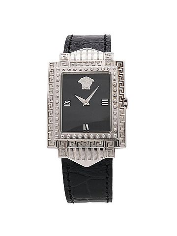 Versace VERSACE Gianni Versace Medusa Black Dial Stainless Steel Leather Strap Women's Quartz Watch 12066927 (view 2)