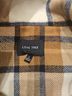 Love Tree 100% Polyester Plaid Brown Ivory Blue Jacket Size L - photo 3
