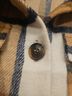 Love Tree 100% Polyester Plaid Brown Ivory Blue Jacket Size L - photo 4
