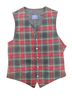 Pendleton 100% Wool Plaid Red Black Green Yellow Vest Size M - photo 1