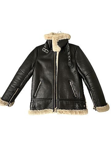 Zara Faux Leather Jacket (view 1)