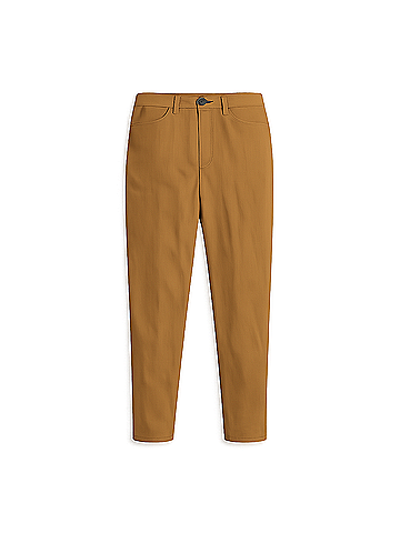 Pact Camel Stretch Twill Denim Slim Straight Pant (view 1)