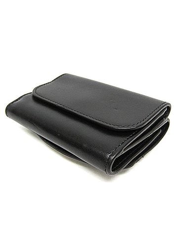 Chloé Chloé C Small Trifold Wallet Women's Leather Wallet (tri-fold) Black (view 2)