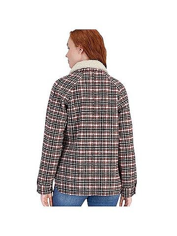 Nautica Jeans Plaid Sherpa-Lined Trucker Jacket Coat (view 2)