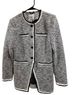Avec Les Filles 61% Polyester 38% Cotton 1% Spandex 100% Polyester Tweed Blazer Size M - photo 1