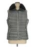 Talbots 100% Polyester Checkered-gingham Black Talbots Vest Size XL - photo 1