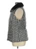Talbots 100% Polyester Checkered-gingham Black Talbots Vest Size XL - photo 4