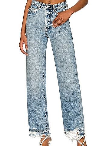 Lovers + Friends RYAN HIGH RISE STRAIGHT Jeans (view 1)