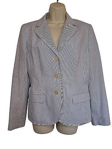 Brooks Brothers 346 Classic Fit Striped Seersucker Blazer (view 1)