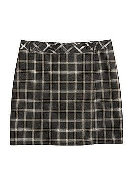 Torrid Mini Double-Knit Overlap Skirt Casual Skirt (view 1)
