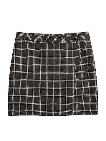Torrid Mini Double-Knit Overlap Skirt Casual Skirt (view 1)