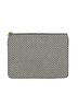 J.Crew Checkered-gingham Black White Clutch One size - photo 1