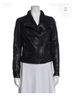 Vince. 100% Leather Solid Black Leather Jacket Size S - photo 5