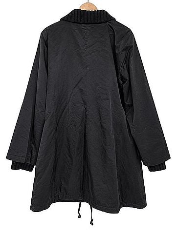 Eileen Fisher Stand Collar A-Line Coat (view 2)