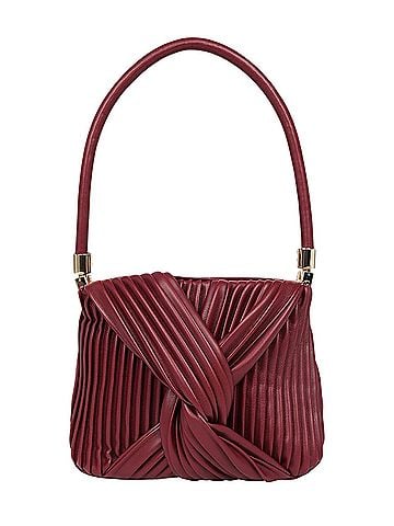 Jason Wu Pleated Knot Box Faux Leather Hobo (view 1)