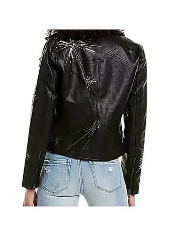 Blank NYC Star Struck Leather Jacket Jacket (view 2)