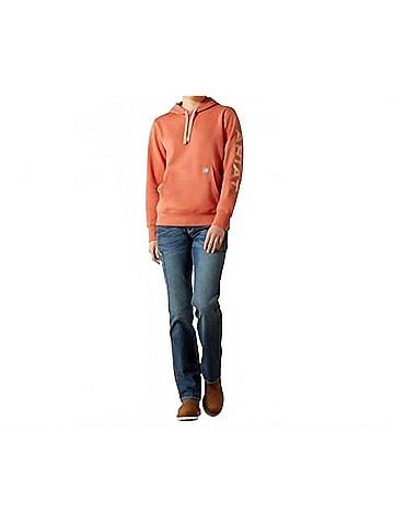 Ariat Women's Rebar Graphic Hoodie in Aragon Heather Cameo (view 2)