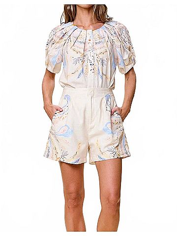 Cleobella Sebastian Short in Goleta Print (view 2)