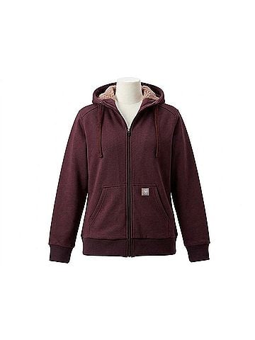 Ariat Rebar All-Weather Sherpa Full Zip Hoodie in Fudge (view 1)