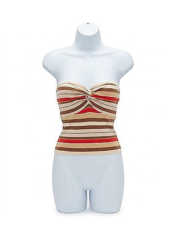 Heartloom Emmett Strapless Top in Flame (view 1)