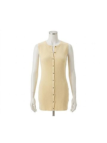 Sanctuary Manhattan Rib Botton Cardigan in Banana (view 1)